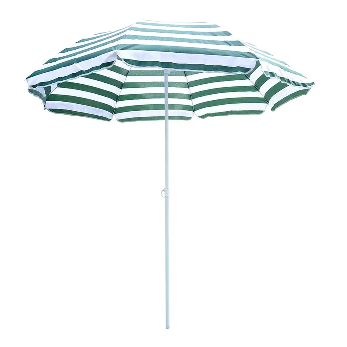1.8m Large Patio Garden Umbrella – Folding Tilt Sunshade with Crank Mechanism for Beach – Ideal for Outdoor Sun Protection and Leisure Activities