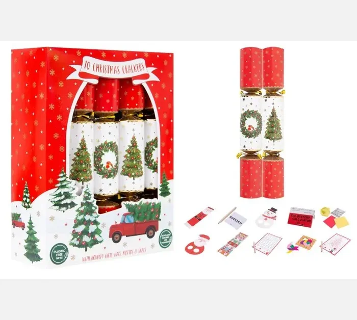 10 FAMILY TREE & WREATH 12″ CRACKERS