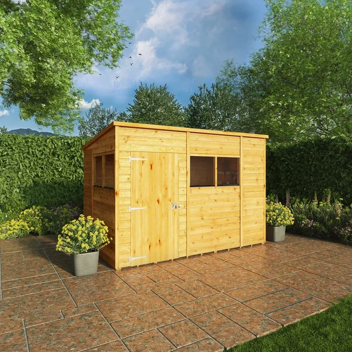 10 x 6 Woodsman Shiplap Pent – Styrene