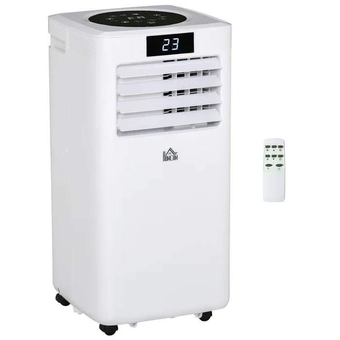 10000 BTU Portable Air Conditioner – Cooling, Dehumidifying, Ventilating AC with Remote Control & LED Display – Ideal for Bedroom Comfort & Climate Control