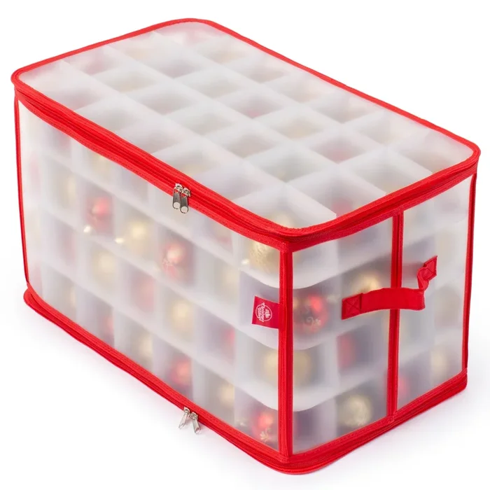 112 Christmas Bauble Storage Bag – Red