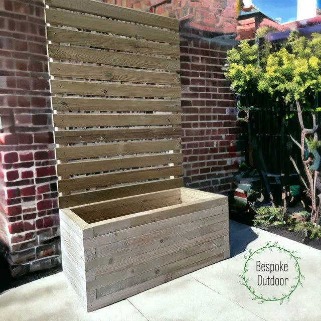 120 x 40 x 150H Somerset Planter and Trellis Combination