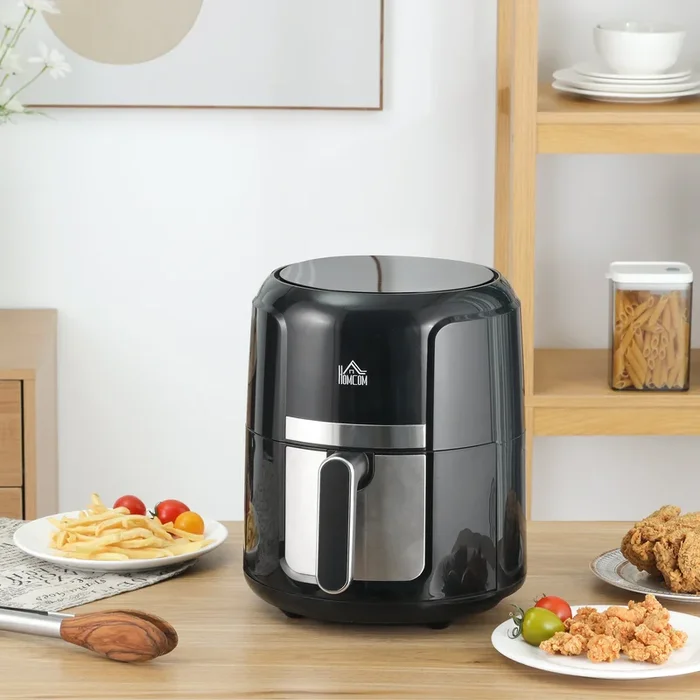 1300W 4L Air Fryer Oven – Rapid Air Circulation, Adjustable Temperature & Timer, Nonstick Basket – Healthy Cooking for Family