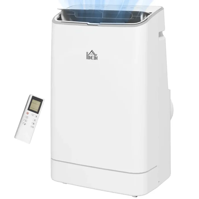 14,000 BTU Portable Air Conditioner – Smart WiFi, Dehumidifier, Fan Function & 24H Timer with Window Kit for 35m² Rooms – Ideal for Home Climate Control