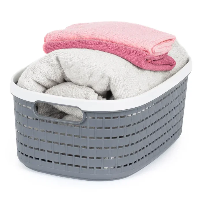 14L Ulana Woven Basket – grey