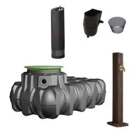 1500L Underground Rainwater Harvesting System for Small (50 m2) to Medium Gardens (150 m2)