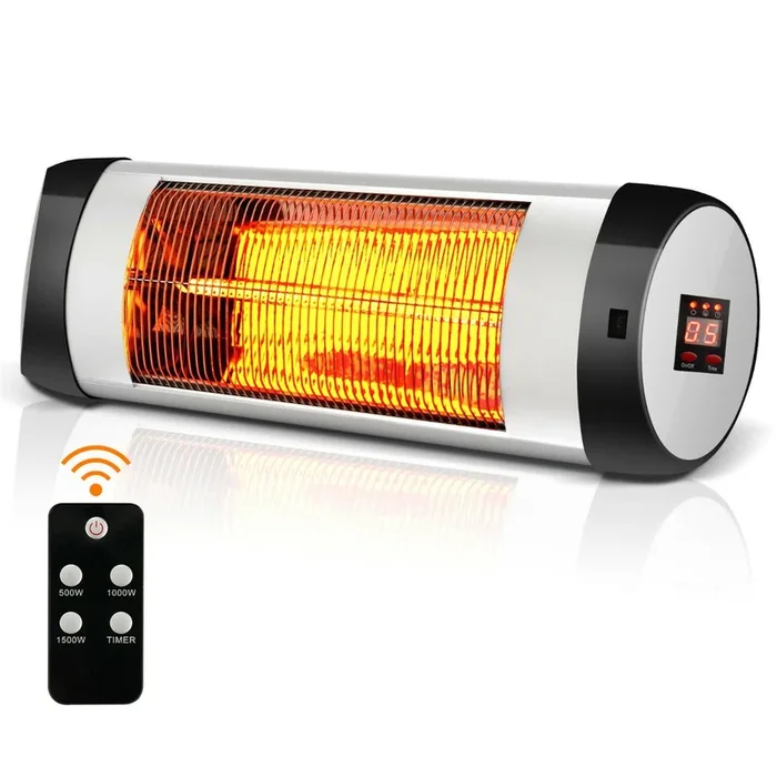 1500W Infrared Electric Heater – LED Display and Timer Feature – Ideal for Quick and Efficient Heating Solutions