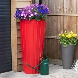 200 Litre Cosmo Water Butt Planter – Red