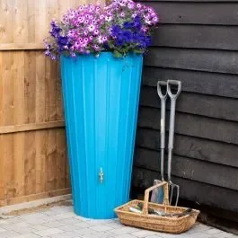 200 Litre Cosmo Water Butt Planter – Sky Blue