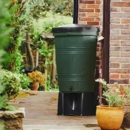 200L Garden Lake Water Butt with Stand and Diverter