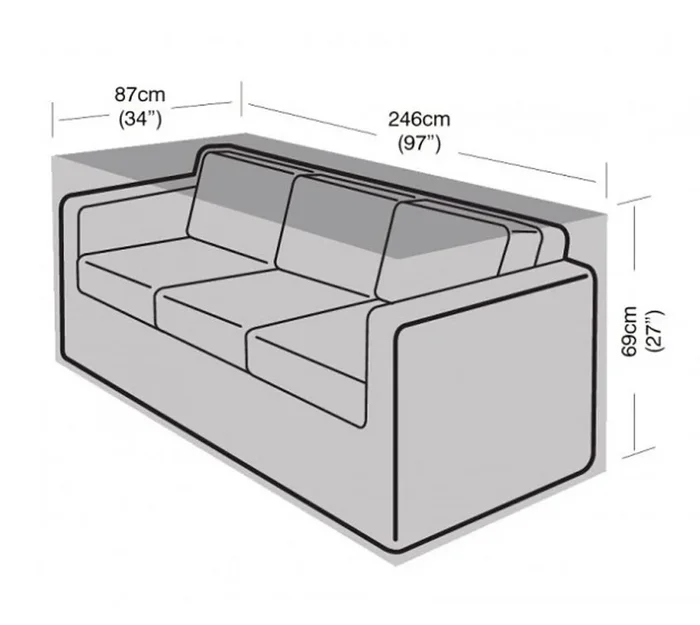 3 Seater Small Sofa Cover