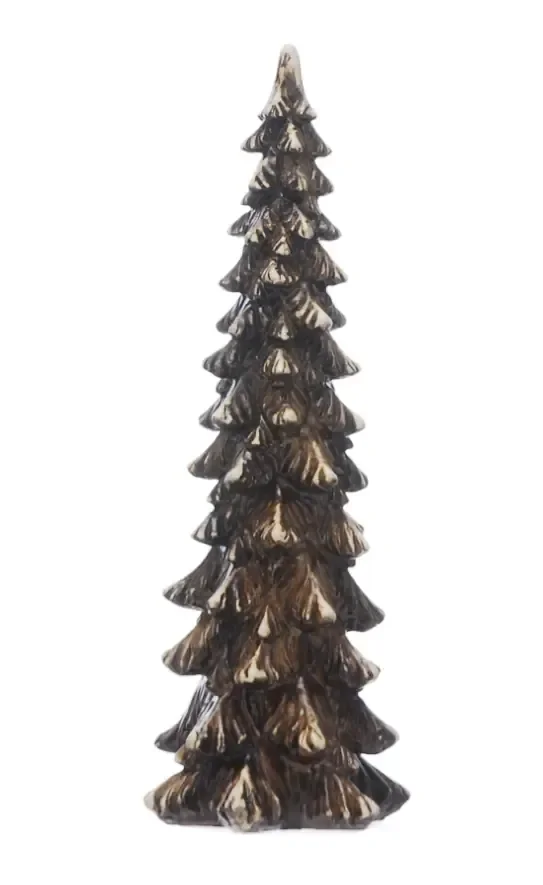 35cm Ceramic Dark Brown Christmas Tree