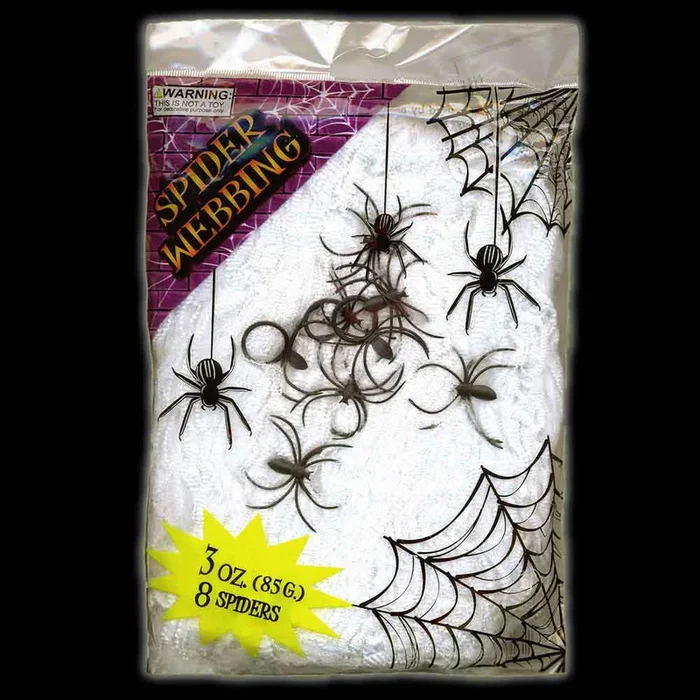 3oz Spider Web & Spiders