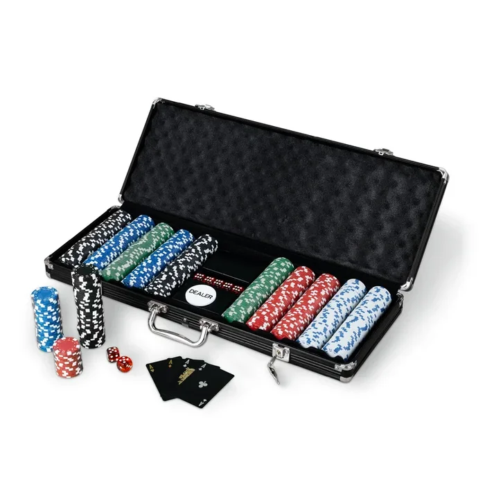 500 Chip Pro Poker Set – Black Edition