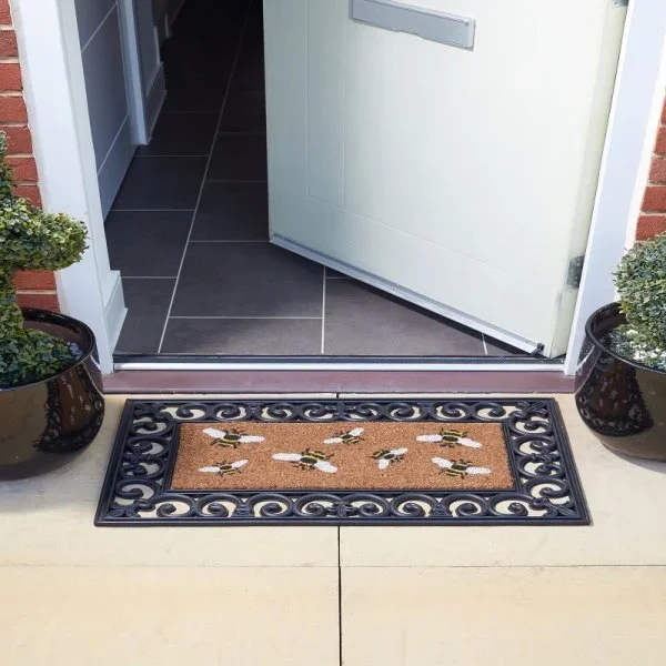 53cm Honey Bees Doormat Mix-n-Mats – Caravan / Shed