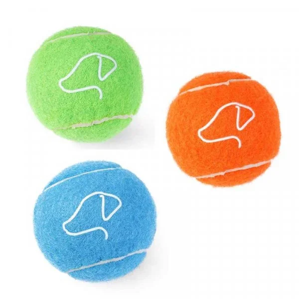 6.5cm Pooch / Dog Tennis Balls – 3 Pack