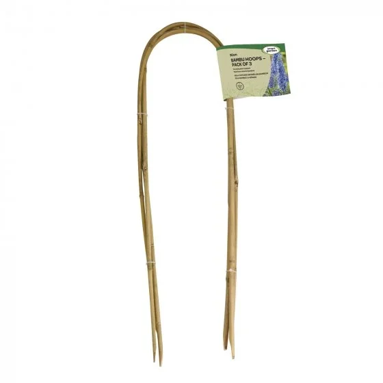 60cm Bamboo U Shaped Hoops – 3 Pack