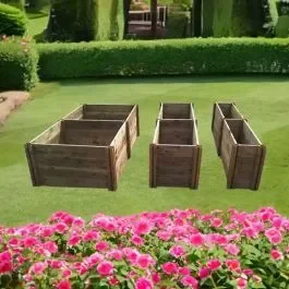 60cm High Double Raised Beds – Blackdown Range – 100cm Wide