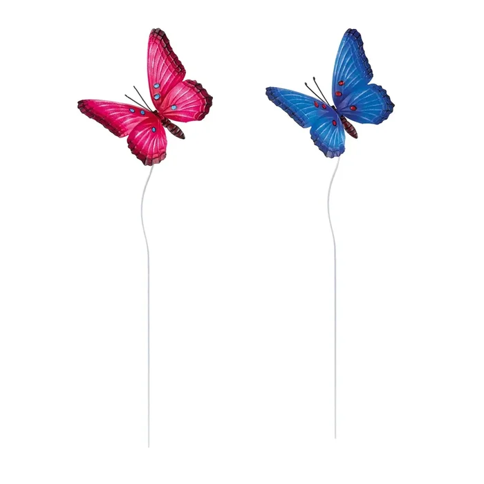 65cm Metal Butterfly Garden Stake