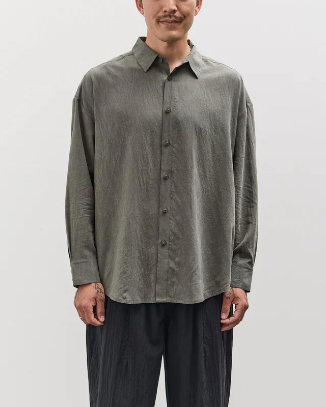 7115 by Szeki Unisex Signature Dolman Shirt, Pewter Green