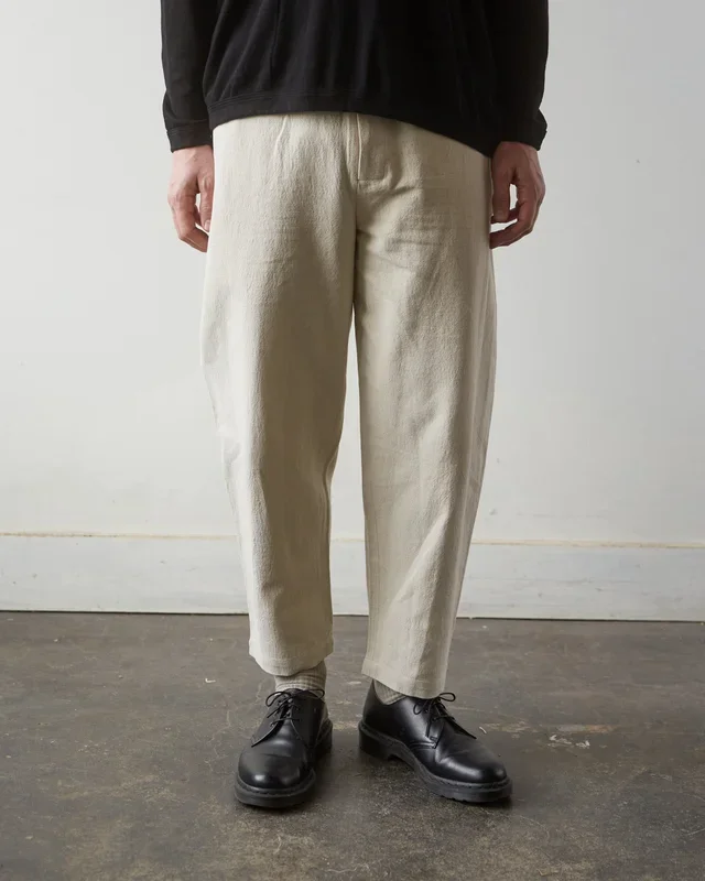 7115 Unisex Elastic Pull-Up Trouser, Canvas Oatmeal
