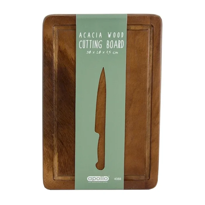 Acacia Wood Medium Chopping Board 30 x 20cm