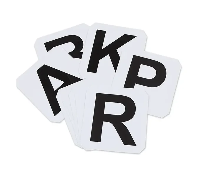 Adhesive Dressage Letters Set 12