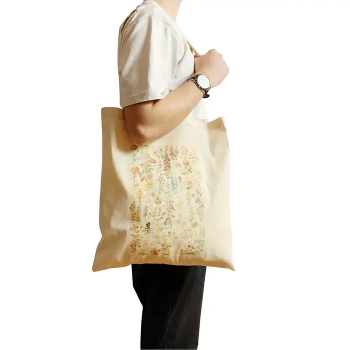 Adolphe Millot Vintage Botanical Art Tote Bag