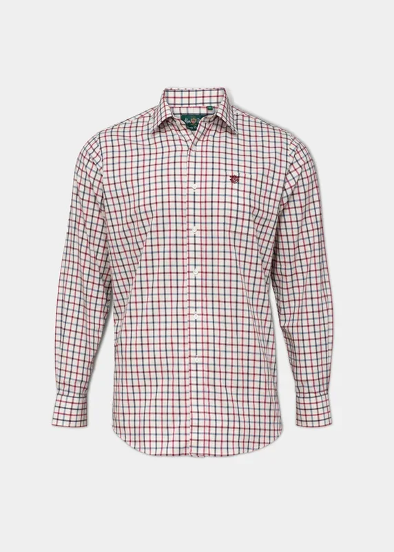 Alan Paine Men’s Ilkley Shirt Red Check
