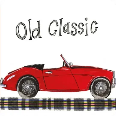 Alex Clark Art Old Classic Car Coaster