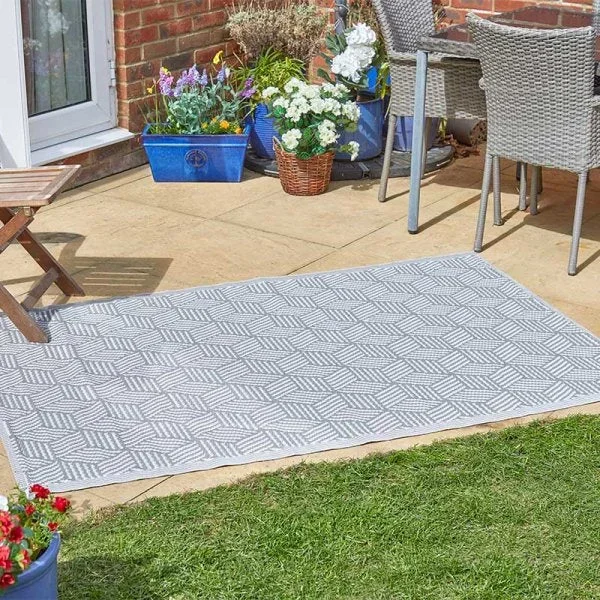 Alfresco Mats – Illusion – Slate – 120 x 180cm