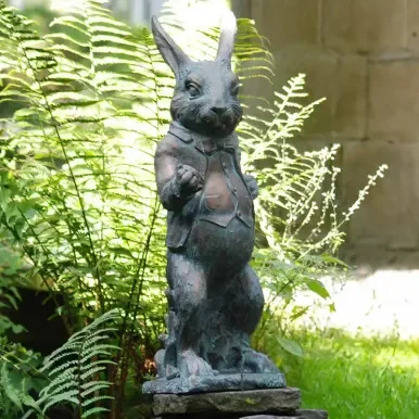 Alice in Wonderland White Rabbit Resin Statue 64cm