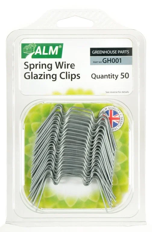 ALM Spring Wire Glazing Clips – Pack of 50