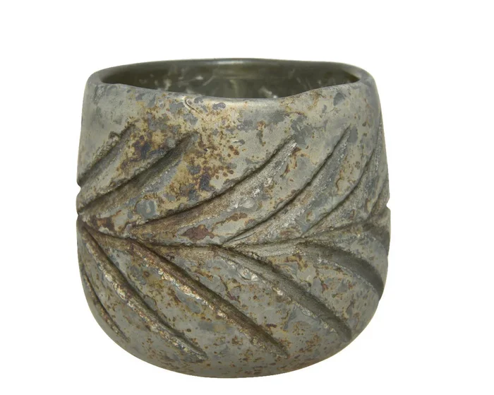 Antique Glass Tea Light Holder
