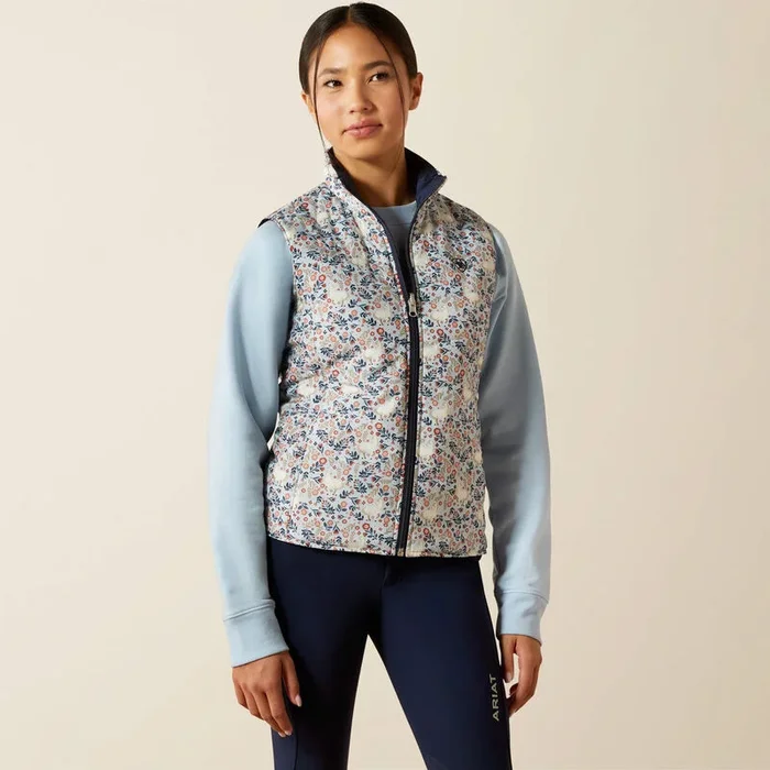 Ariat Youth Bella Insulated Reversible Vest Posy Pony