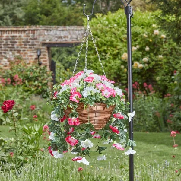 Artificial Hanging Regal Basket Summer Bloom