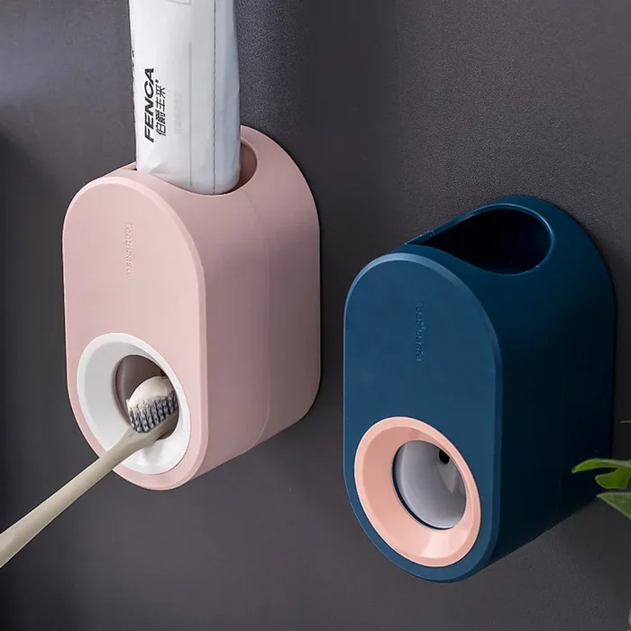 Automatic Toothpaste Squeezer – Wall Hanging Toothpaste Dispenser Rack