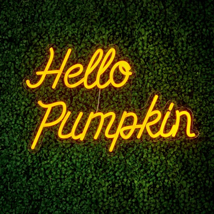 Autumn “Hello Pumpkin” LED Neon Sign 47cm