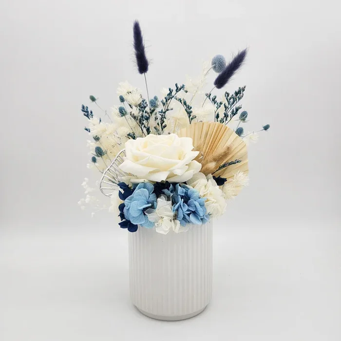 Baby Dried Flower Arrangements – Blue – Sydney Only