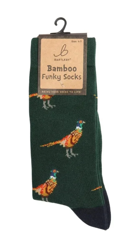 Bamboo Funky Sock Pheasants