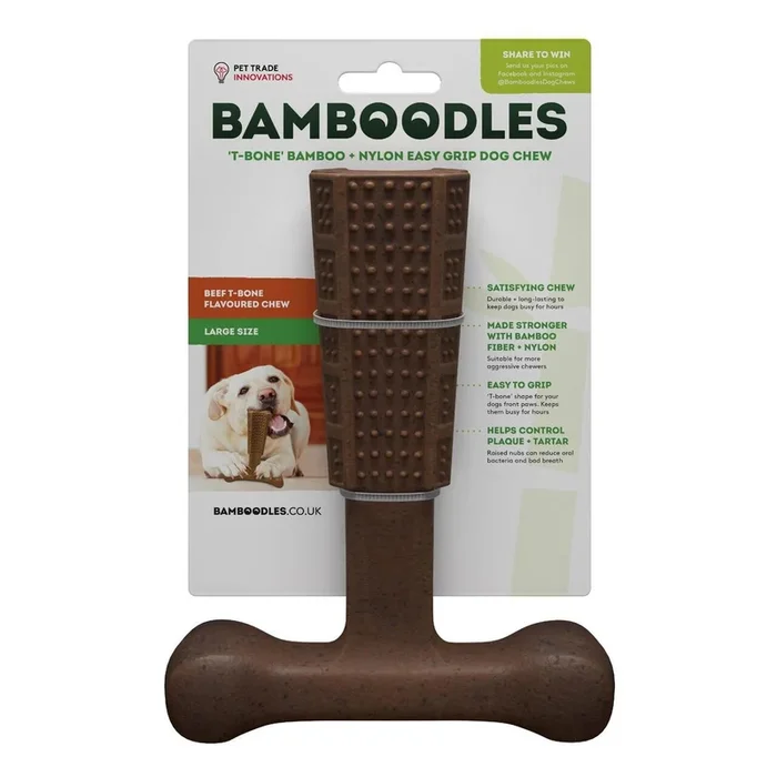 Bamboodles T-Bone Large Beef 7.25″