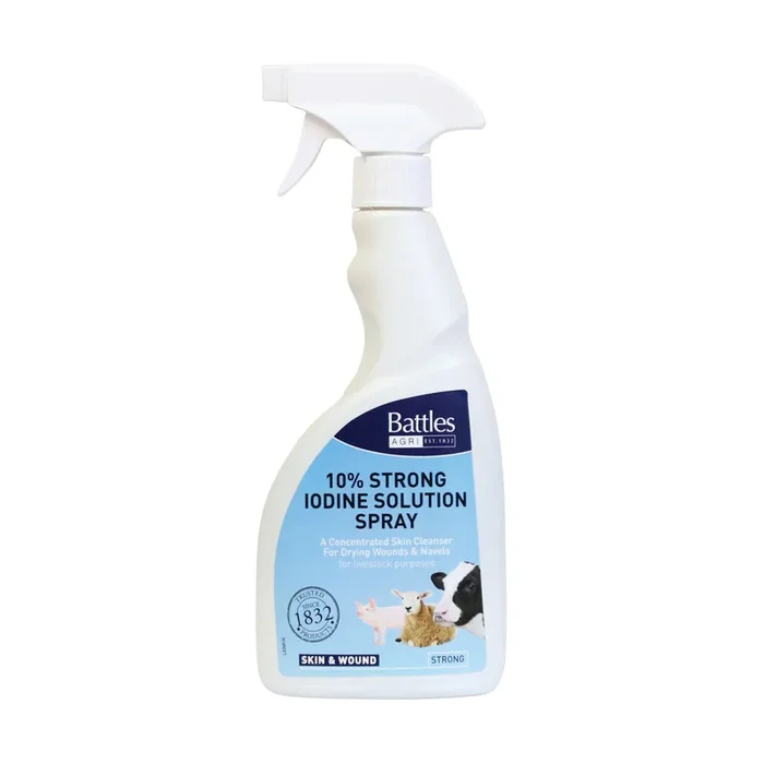 Battles 10% Iodine Spray 1L