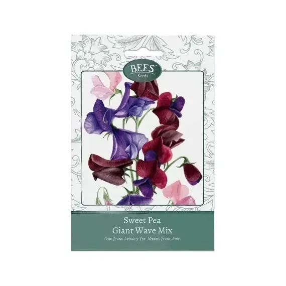 Bees Seeds Sweet Pea Giant Wave Mixture (120016)