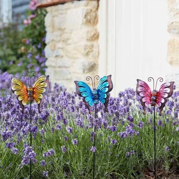 Bella Butterflies Garden Border Stakes