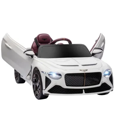 Bentley Bacalar White 12V Electric Ride On Car