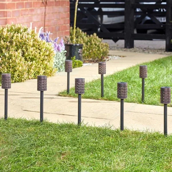 Biba Stake Light Solar Powered- Pack of 8