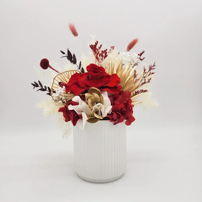 Birthday Dried Flower Arrangements – Red – Sydney Only