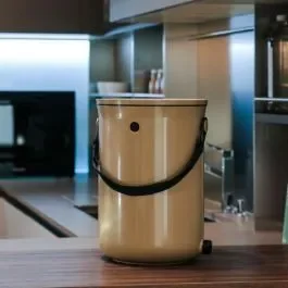 Bokashi Organko 2 Compost Bin (9.6L) Cappuccino with 2kg Bokashi Bran