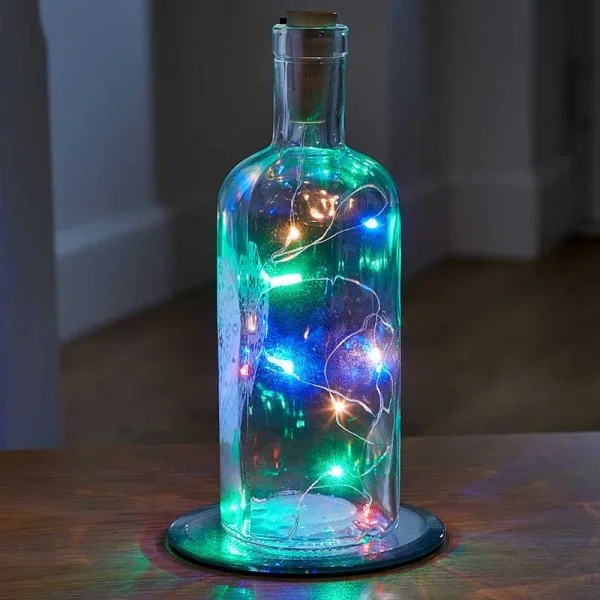 Bottle It! Battery Operated LED Multi Coloured Bottle Lights – Triple Pack