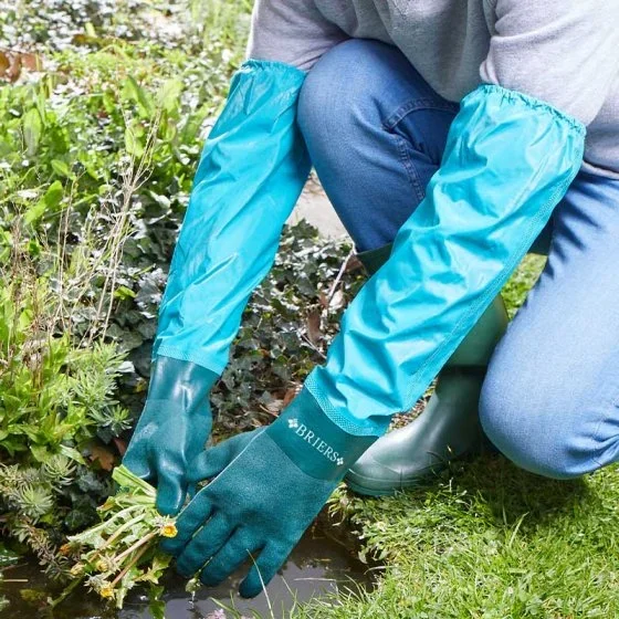 Briers Water Resistant & Waterproof Full Length Drain Gardening Gloves